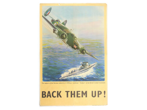 Back Them Up WW2 Poster