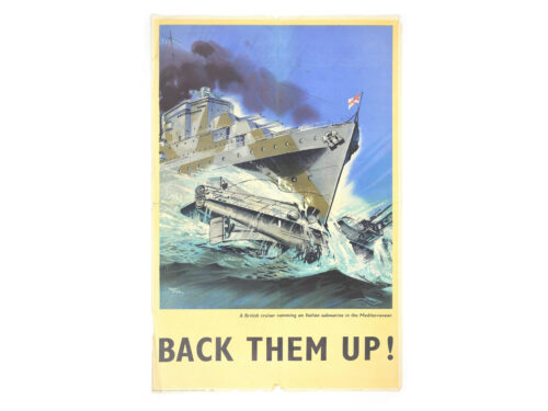Back Them Up WW2 Poster