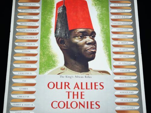 Our Allies the Colonies WW2 Poster