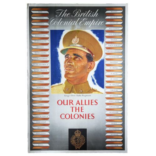 King's Own Malta Regiment WW2 Poster