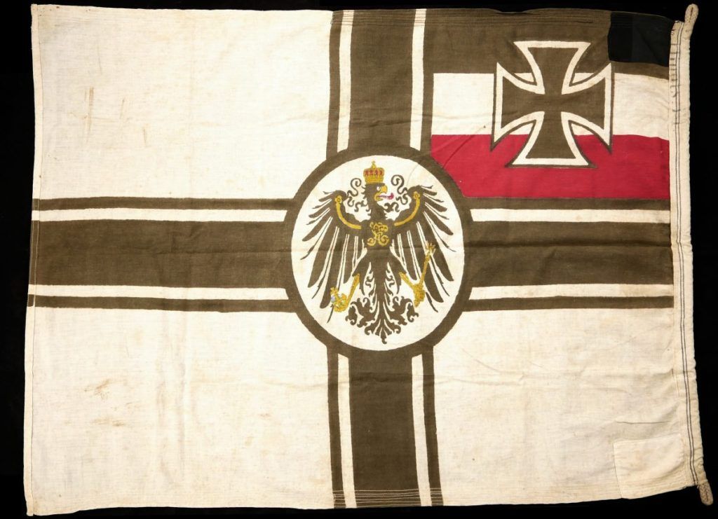 WW2 German Kriegsmarine Imperial War Flag Sold | Full details ...