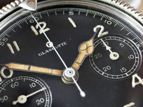 Glashutte Tutima German Military Pilots Chronograph