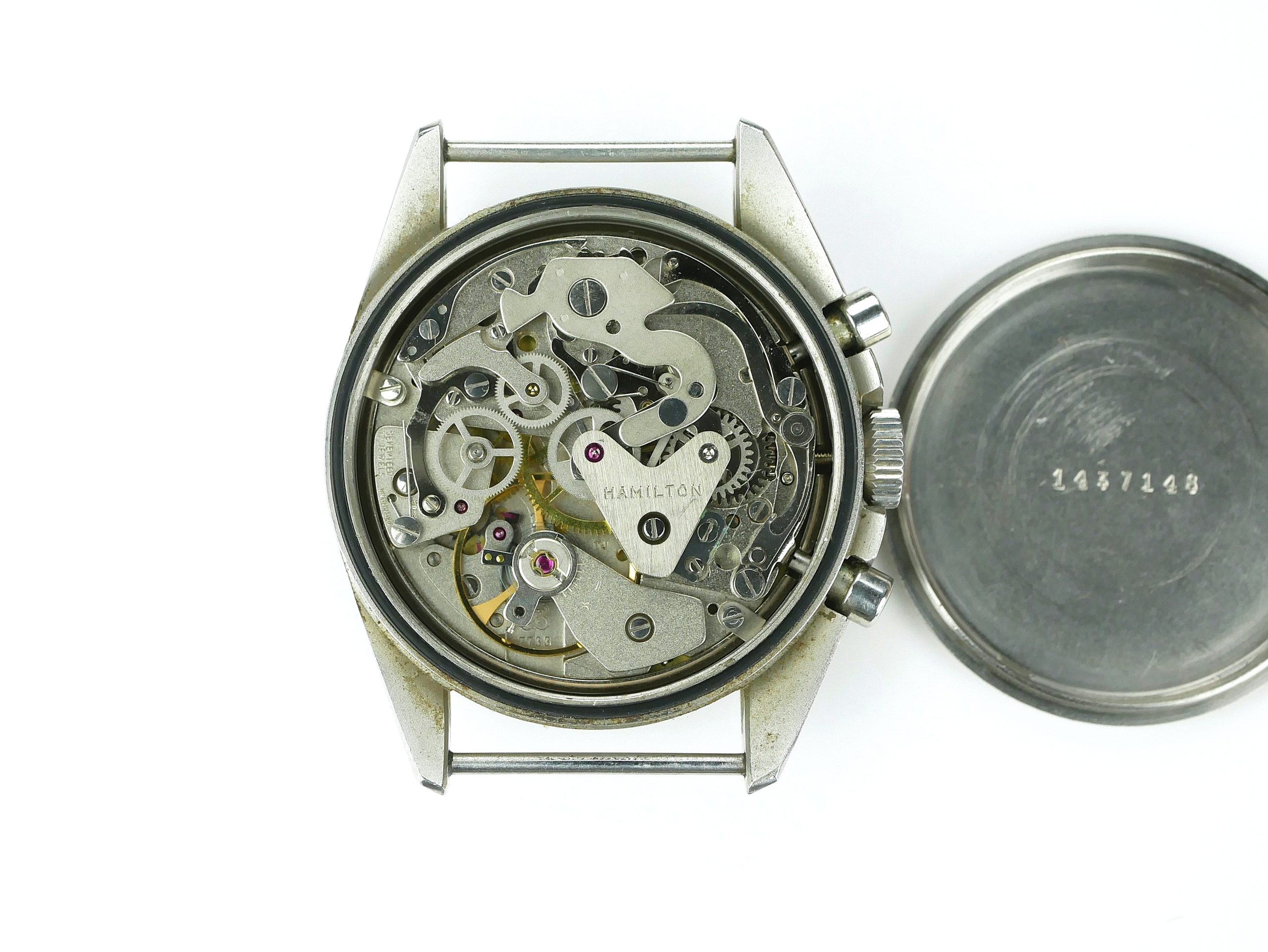 Hamilton "Fab Four" Military Issued Chronograph movement