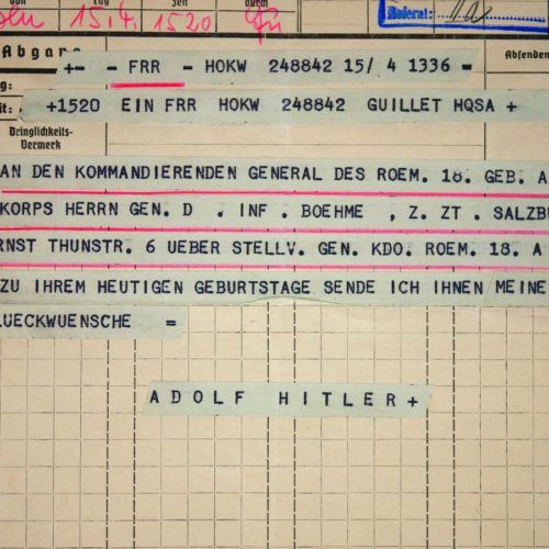 Hitler Telegram