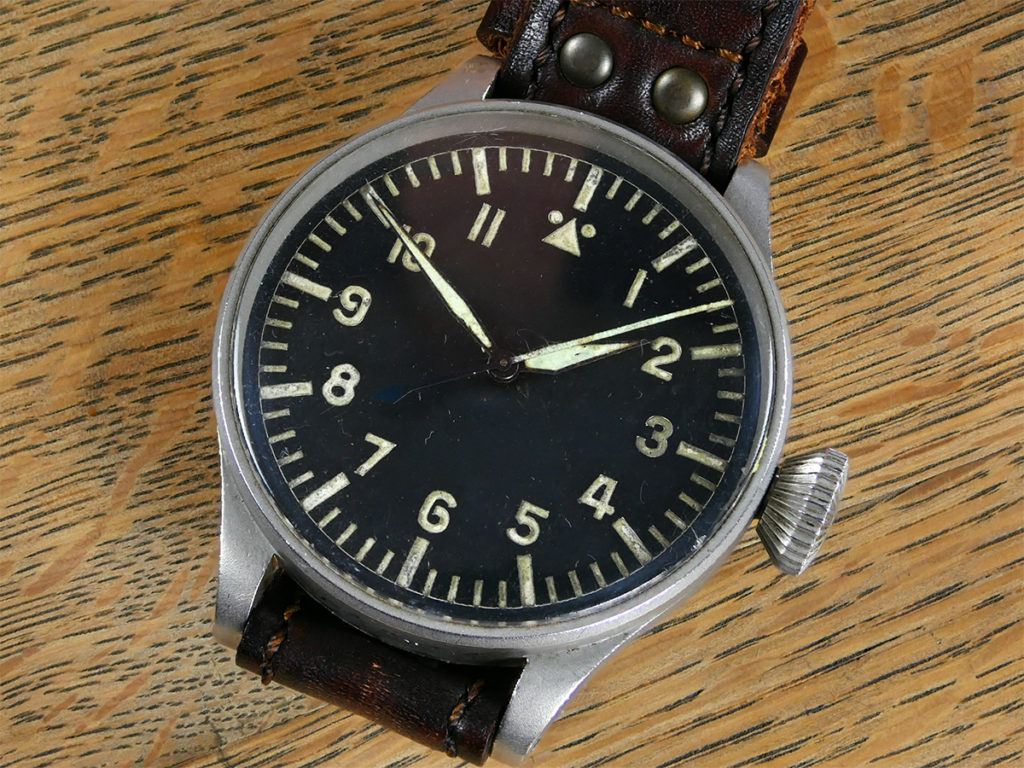 Original WW2 IWC B-Uhr (Beobachtungsuhr) Luftwaffe Observers Watch c ...