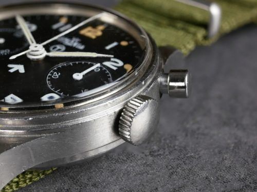 Lemania Chronograph Series 2 Military Watch