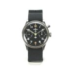 Lemania Chronograph Series 2 Military Watch