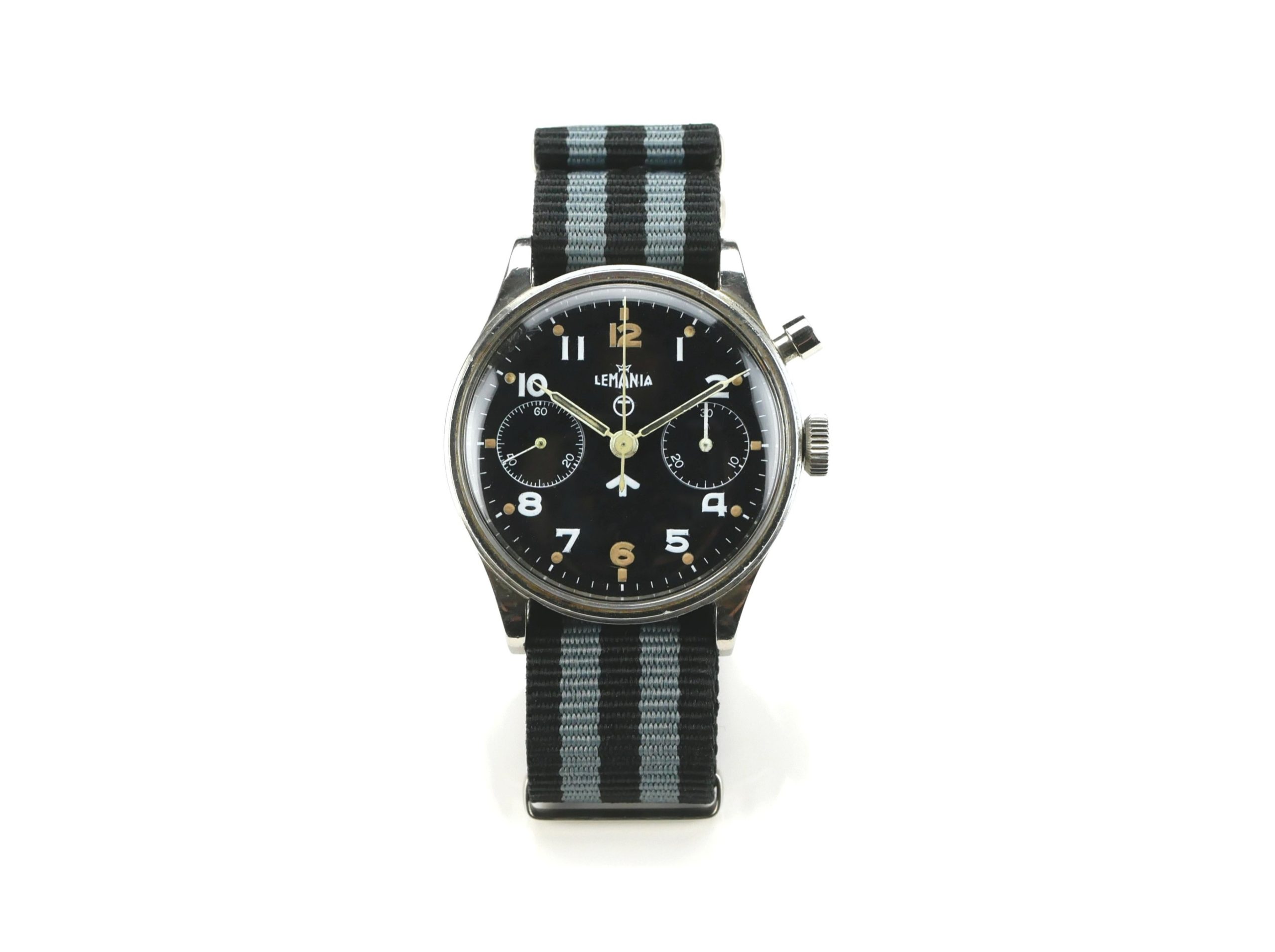 Lemania Chronograph Series 2 Military Watch