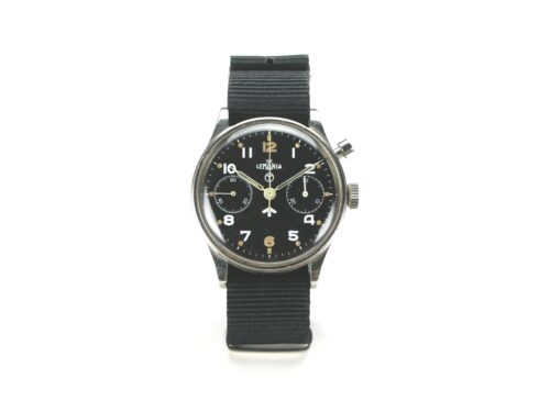 Lemania Chronograph Series 2 Military Watch