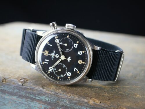 Lemania Chronograph Series 2 Military Watch