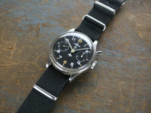 Lemania Chronograph Series 2 Military Watch