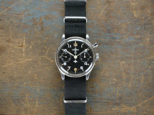 Lemania Chronograph Series 2 Military Watch