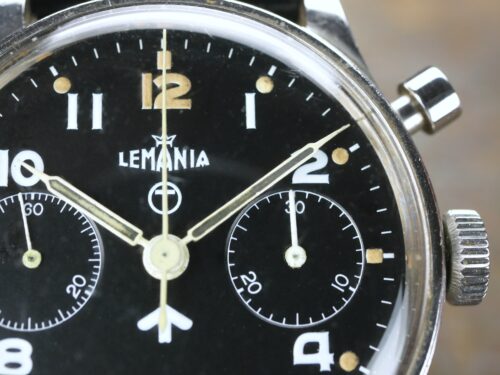 Lemania Chronograph Series 2 Military Watch