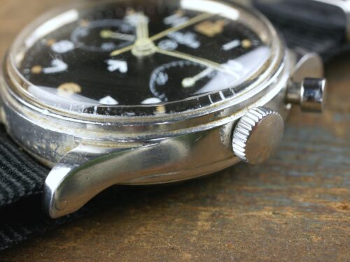 Lemania Chronograph Series 2 Military Watch