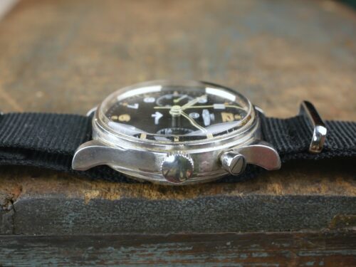 Lemania Chronograph Series 2 Military Watch