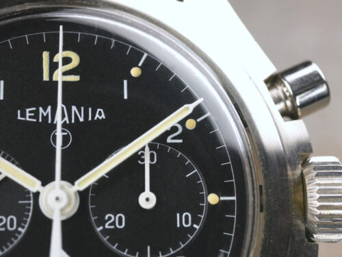 Lemania Double-Pusher Military Chronograph