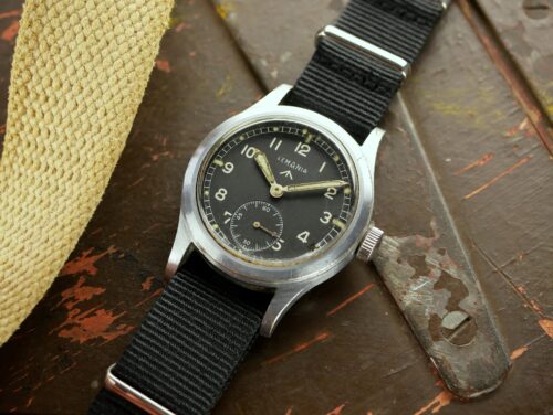 Lemania WWW Dirty Dozen British Army Military Wristwatch c.1945 - Image 2