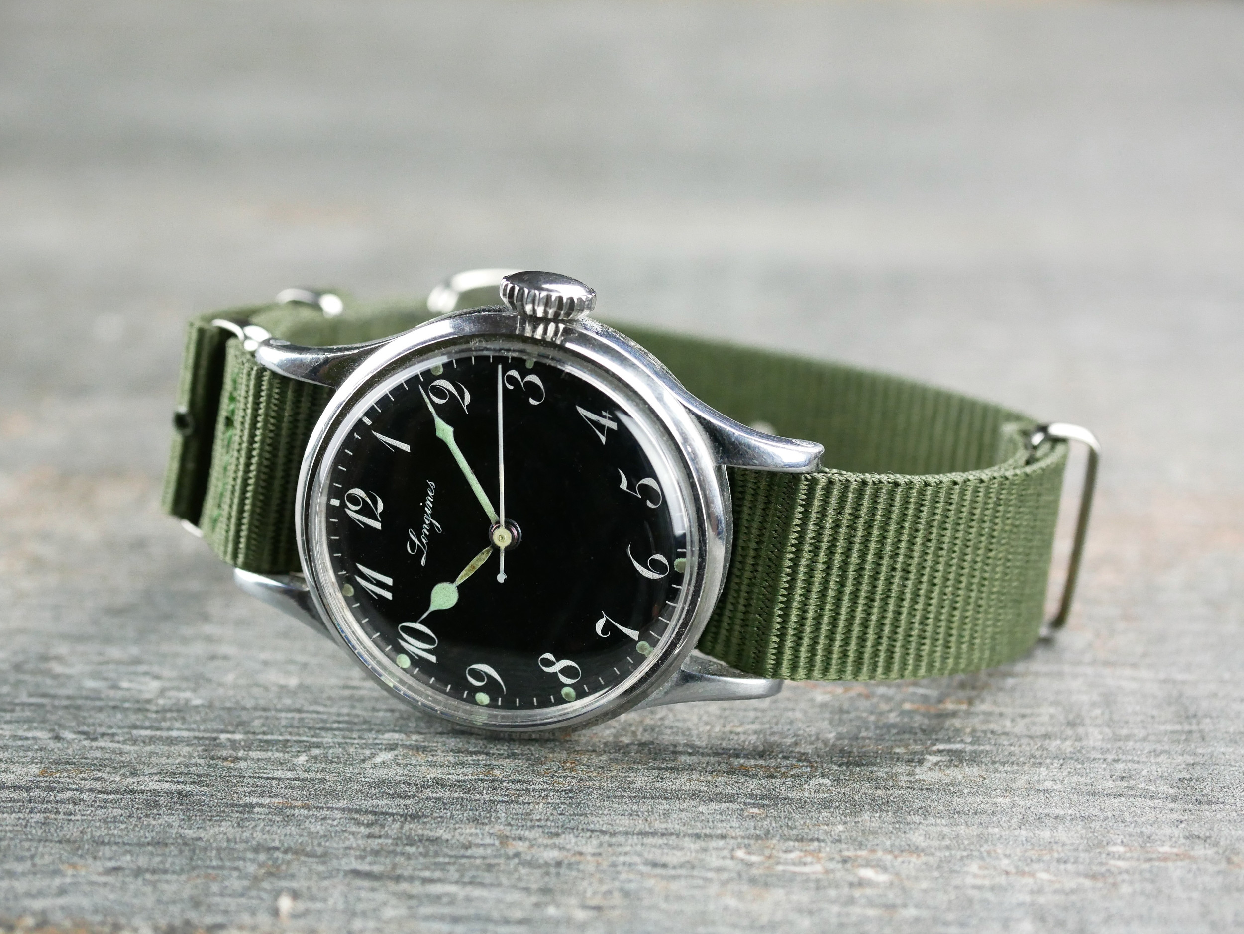 Military Longines 6B/159 RAF Pilots Watch with MoD Dial