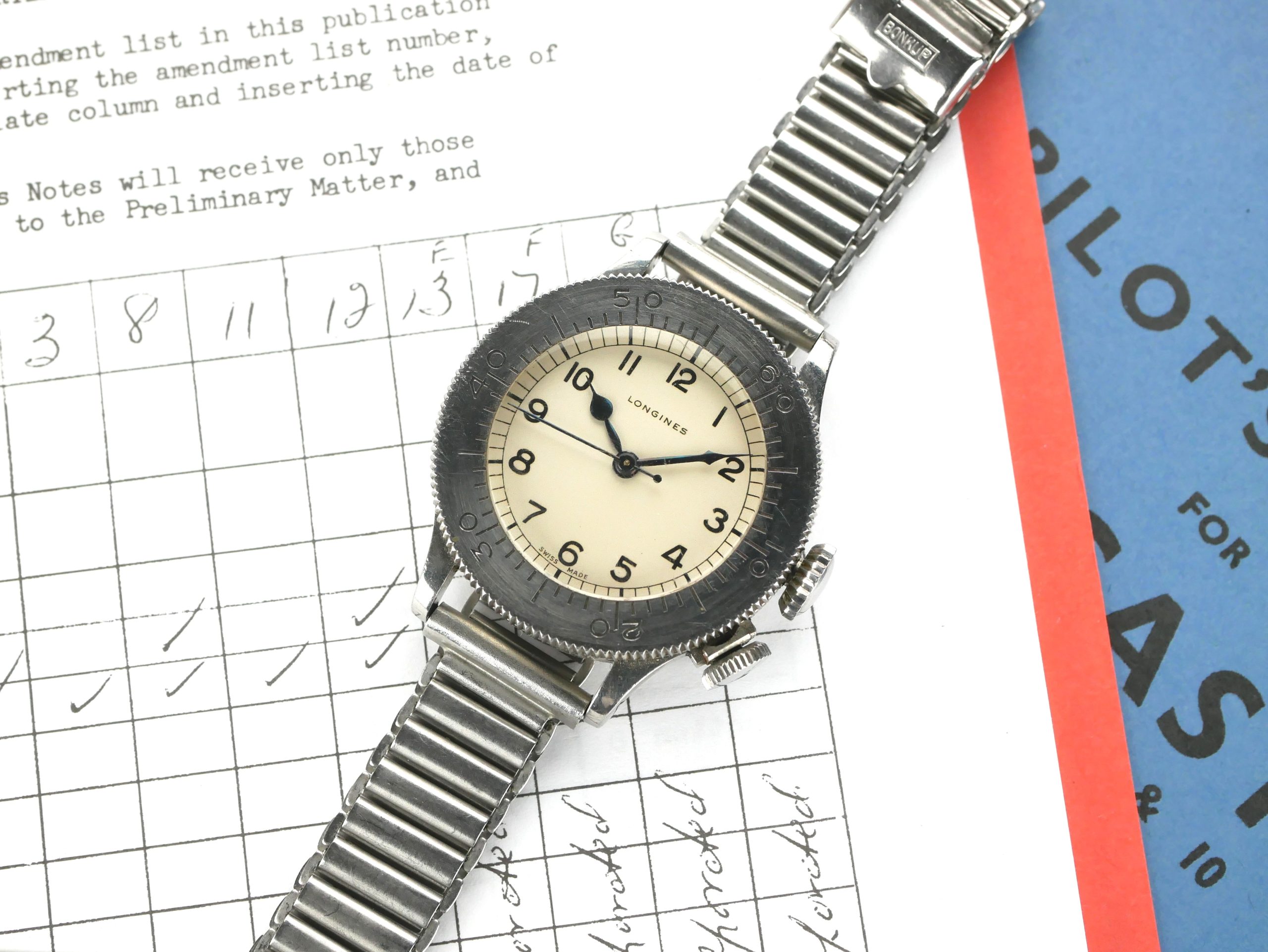 Longines Weems 6B/159 RAF Pilots Watch
