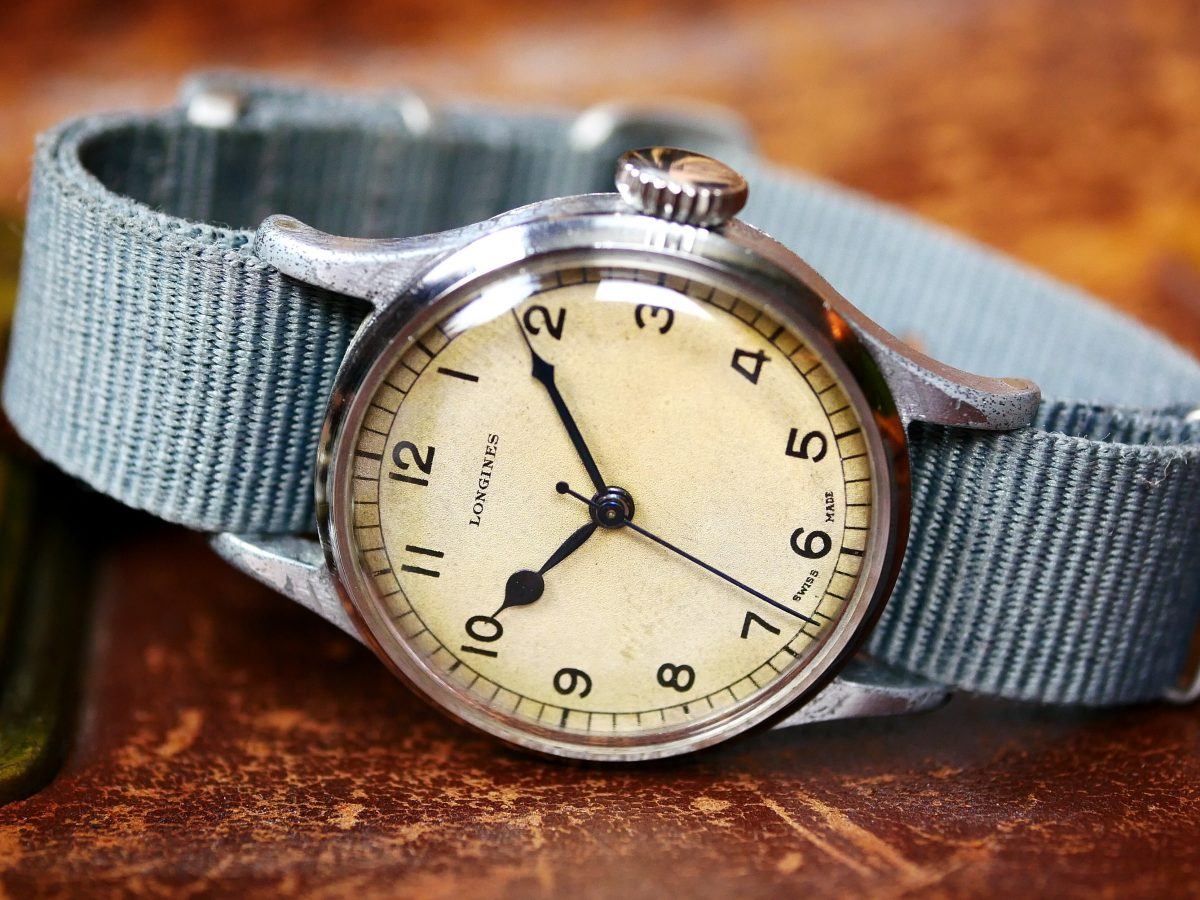 Longines 6B/159 RAF Pilots Watch c.1942 Sold | Finest Hour Timepieces Ltd