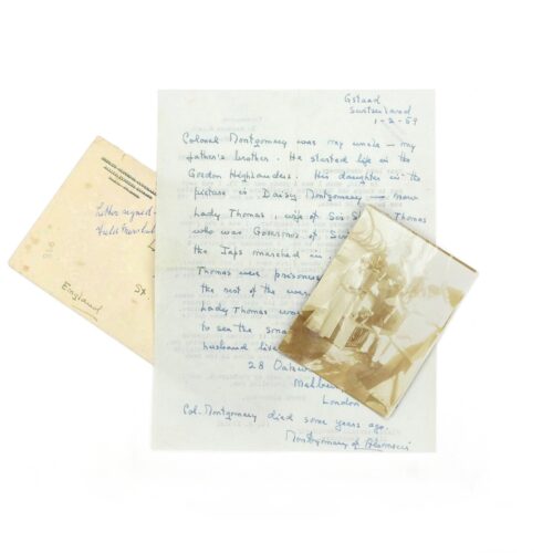 Montgomery of Alamein Letter