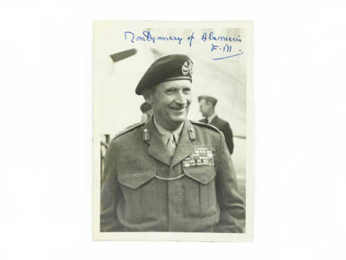 Montgomery of Alamein Signed Photograph