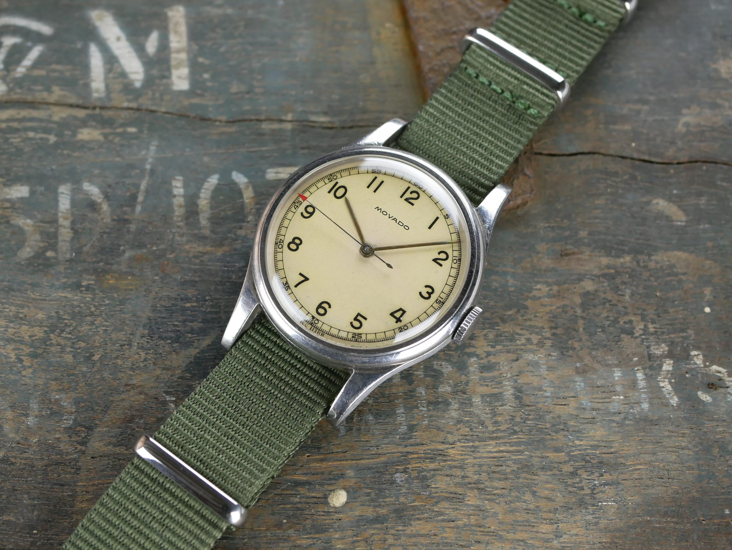 WW2 Movado 6B/159 RAF Pilots Watch