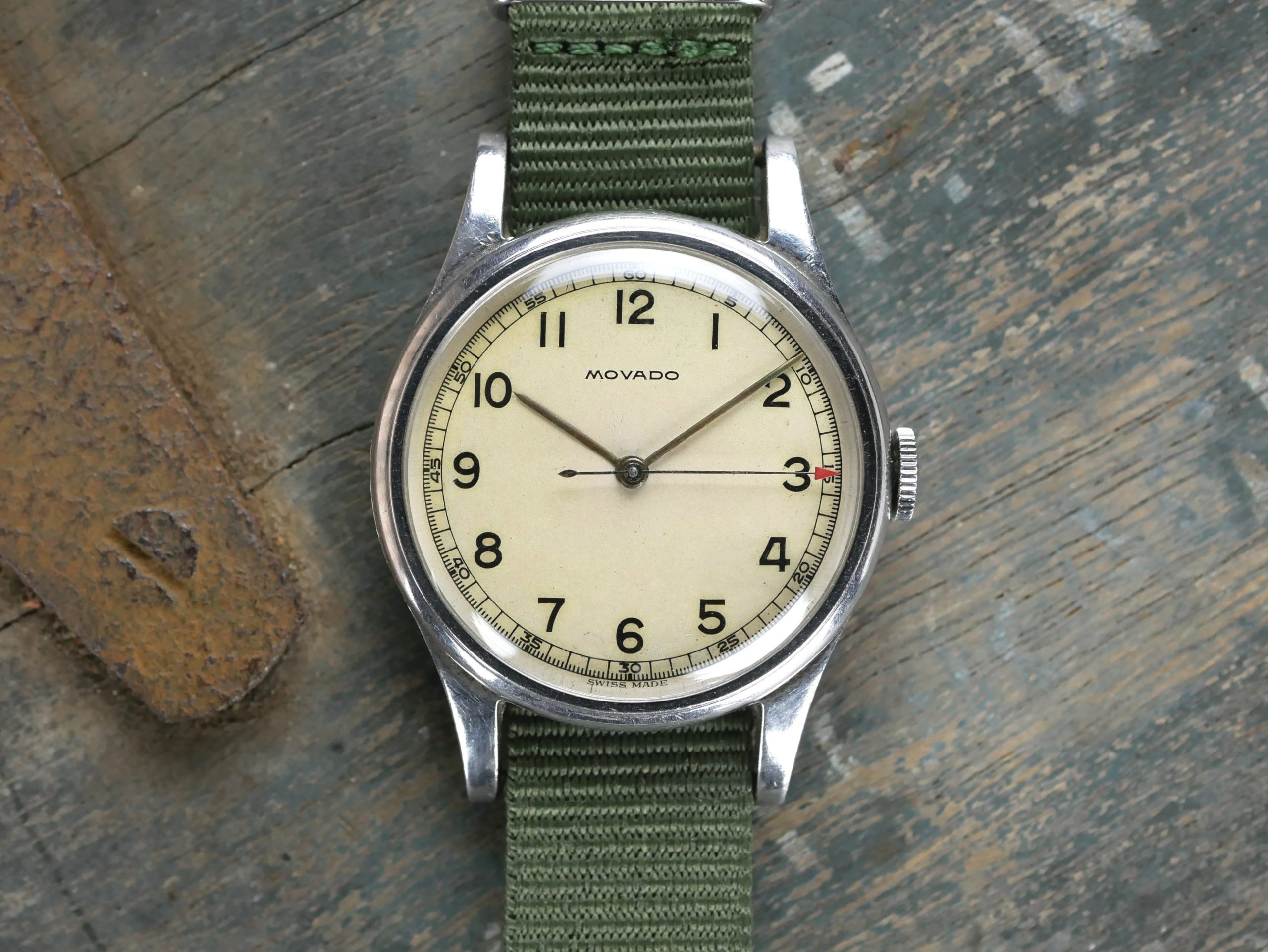 WW2 Movado 6B/159 RAF Pilots Watch