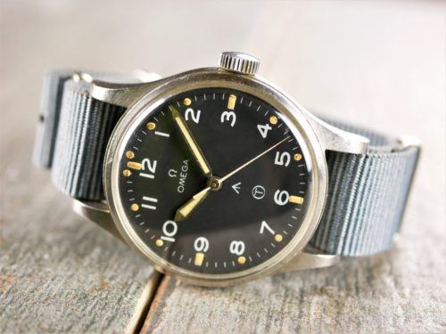 Omega 1953 RAF MOD Thin Arrow Pilots Watch