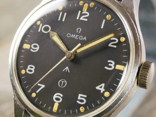 Omega 1953 RAF MOD Thin Arrow Pilots Watch