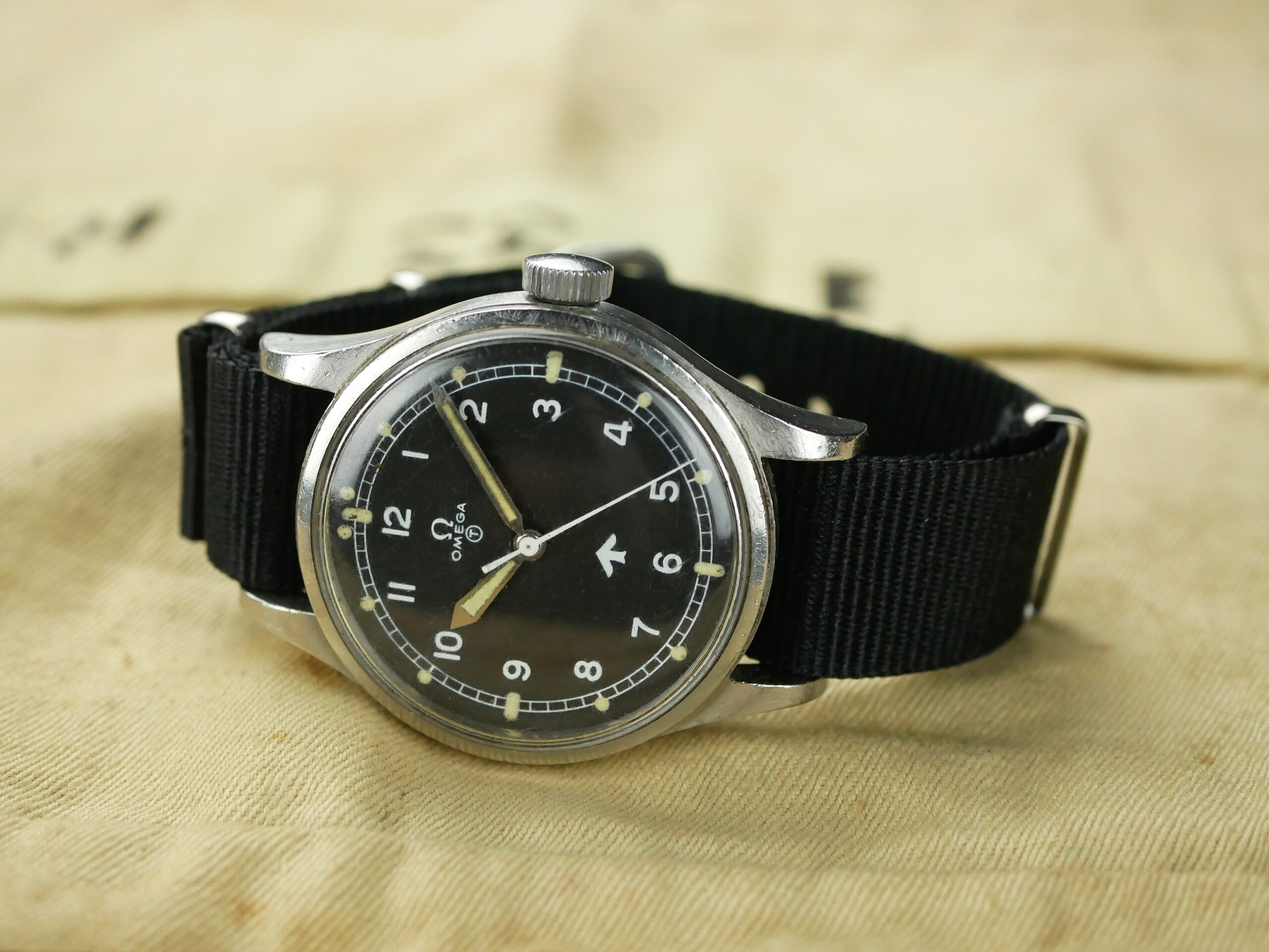 Omega 53 Fat Arrow RAF Watch