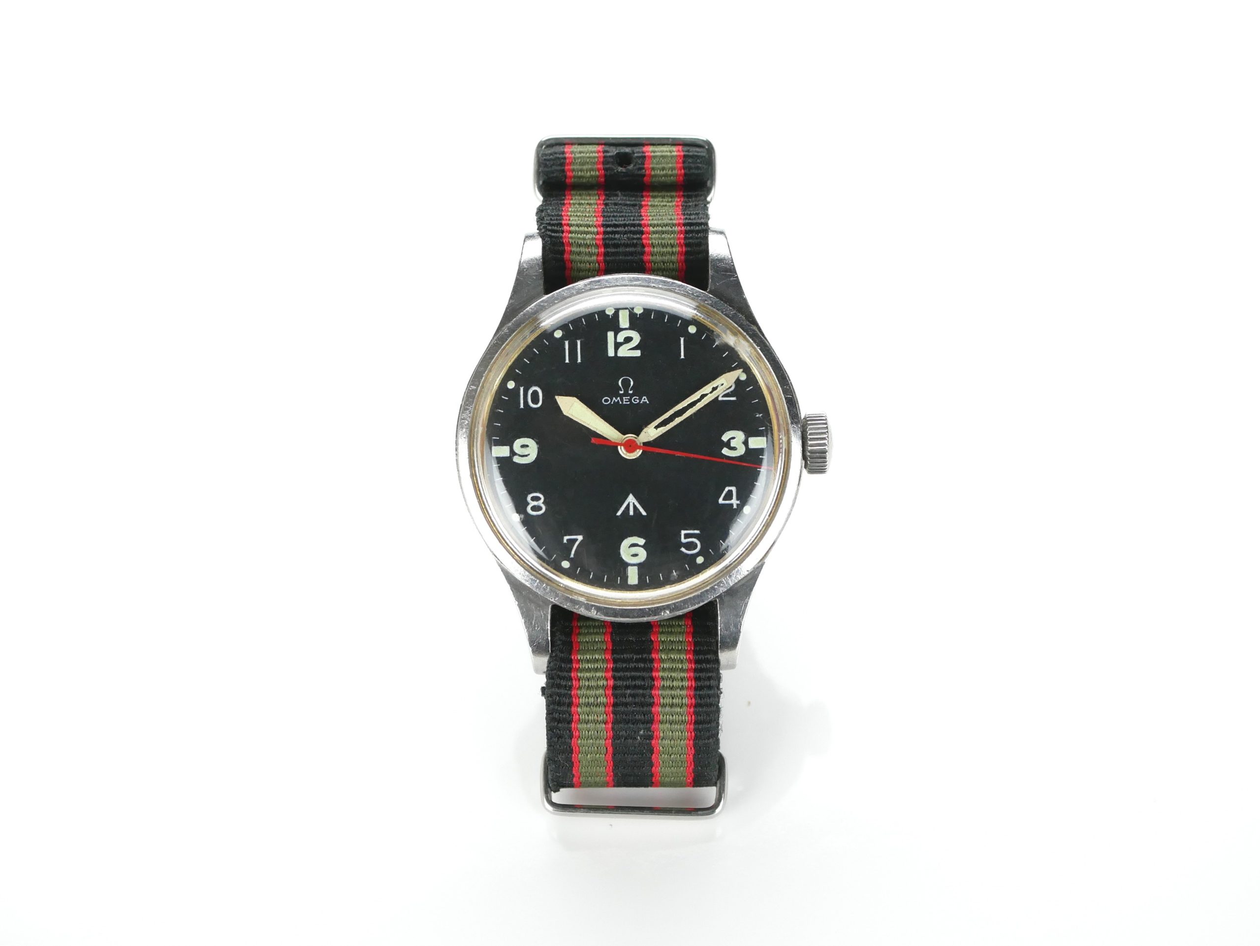 Omega Rhodesian 1956 6B/542 Thin Arrow Pilot's Watch