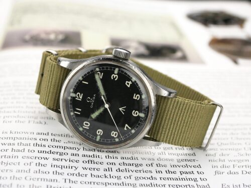 Omega 53 Thin Arrow RAF Watch