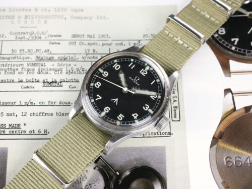 Omega 53 Thin Arrow RAF Watch