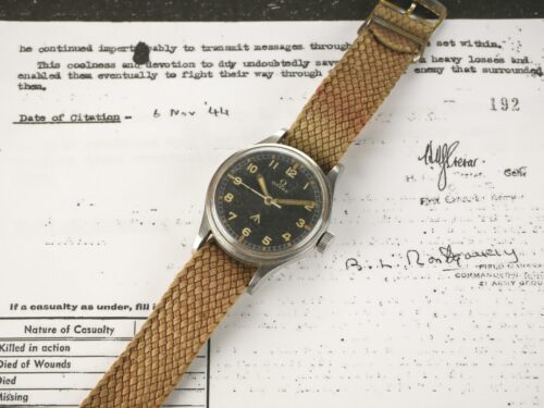 Omega 53 Thin Arrow Military Watch