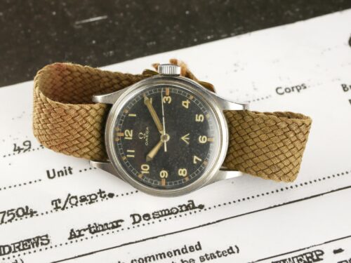 Omega 53 Thin Arrow Military Watch