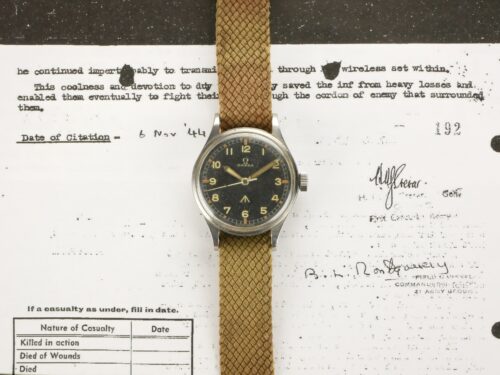 Omega 53 Thin Arrow Military Watch