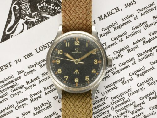Omega 53 Thin Arrow Military Watch