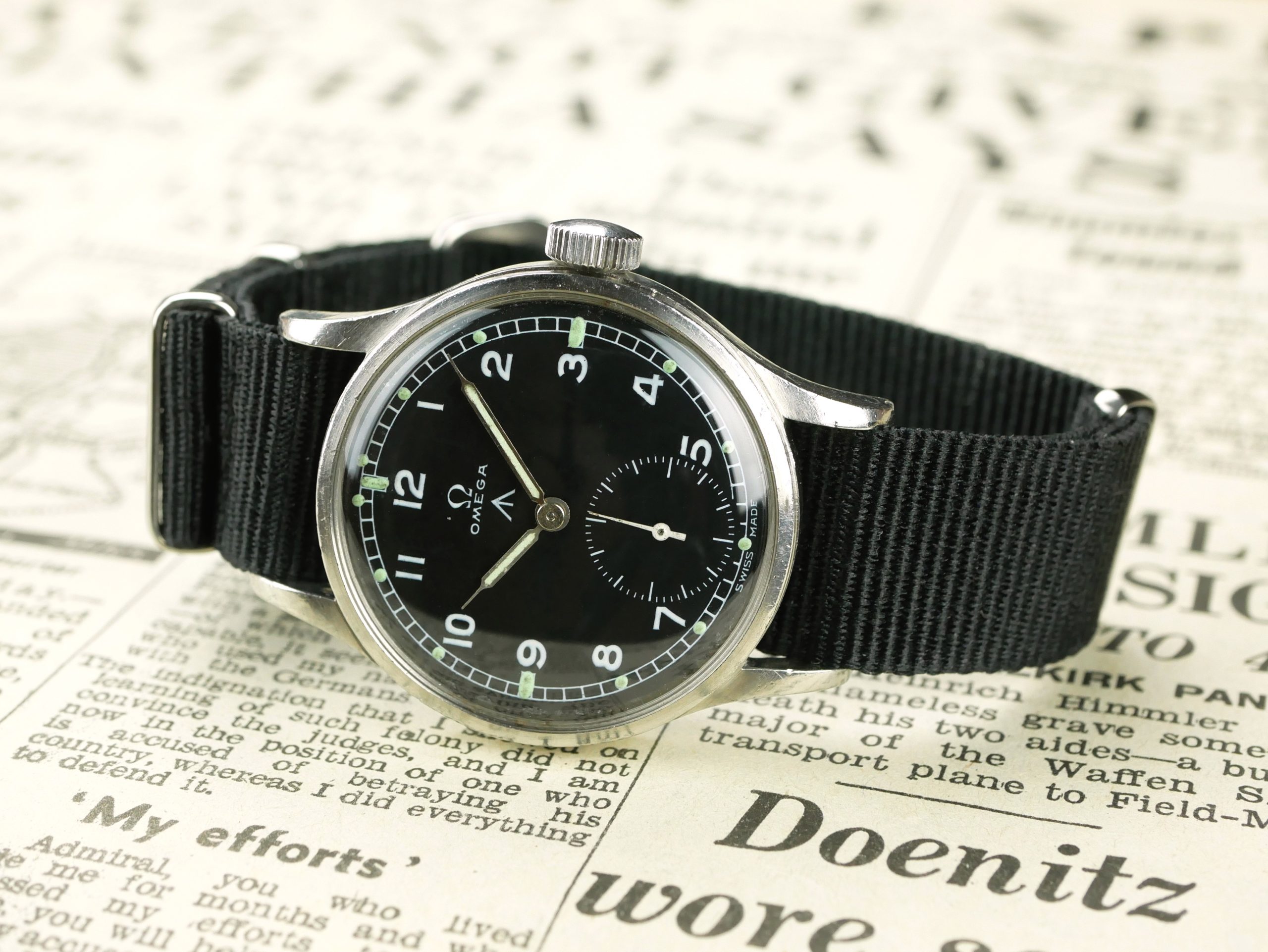 Omega WWW Dirty Dozen Military Watch