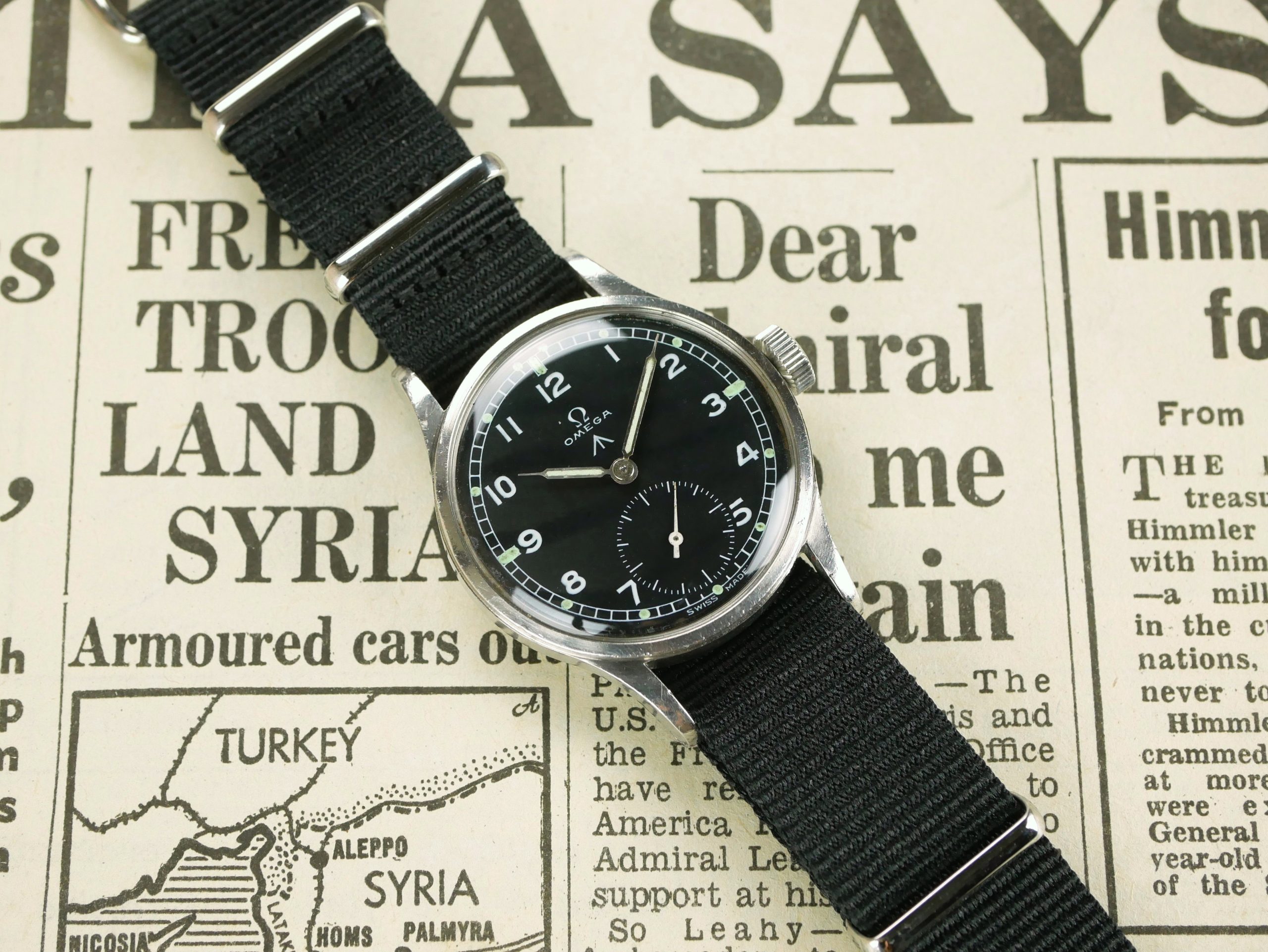 Omega WWW Dirty Dozen Military Watch