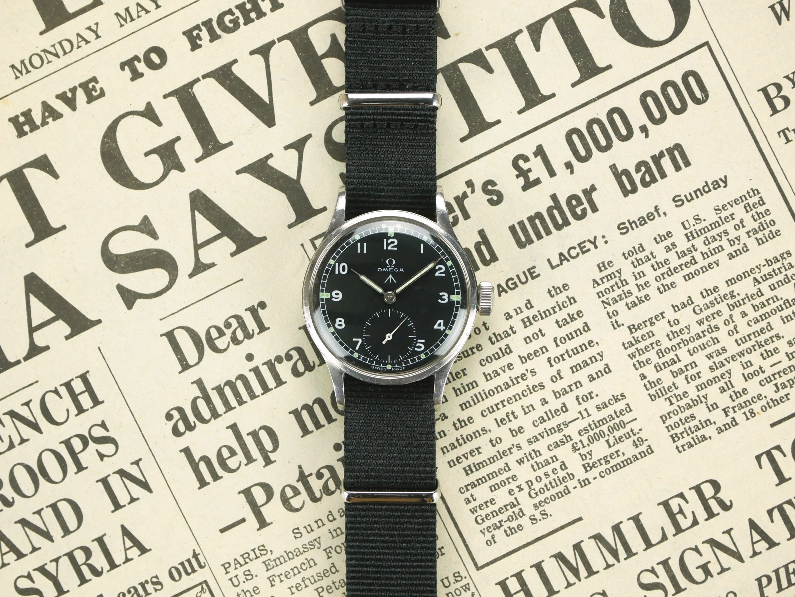 Omega WWW Dirty Dozen Military Watch