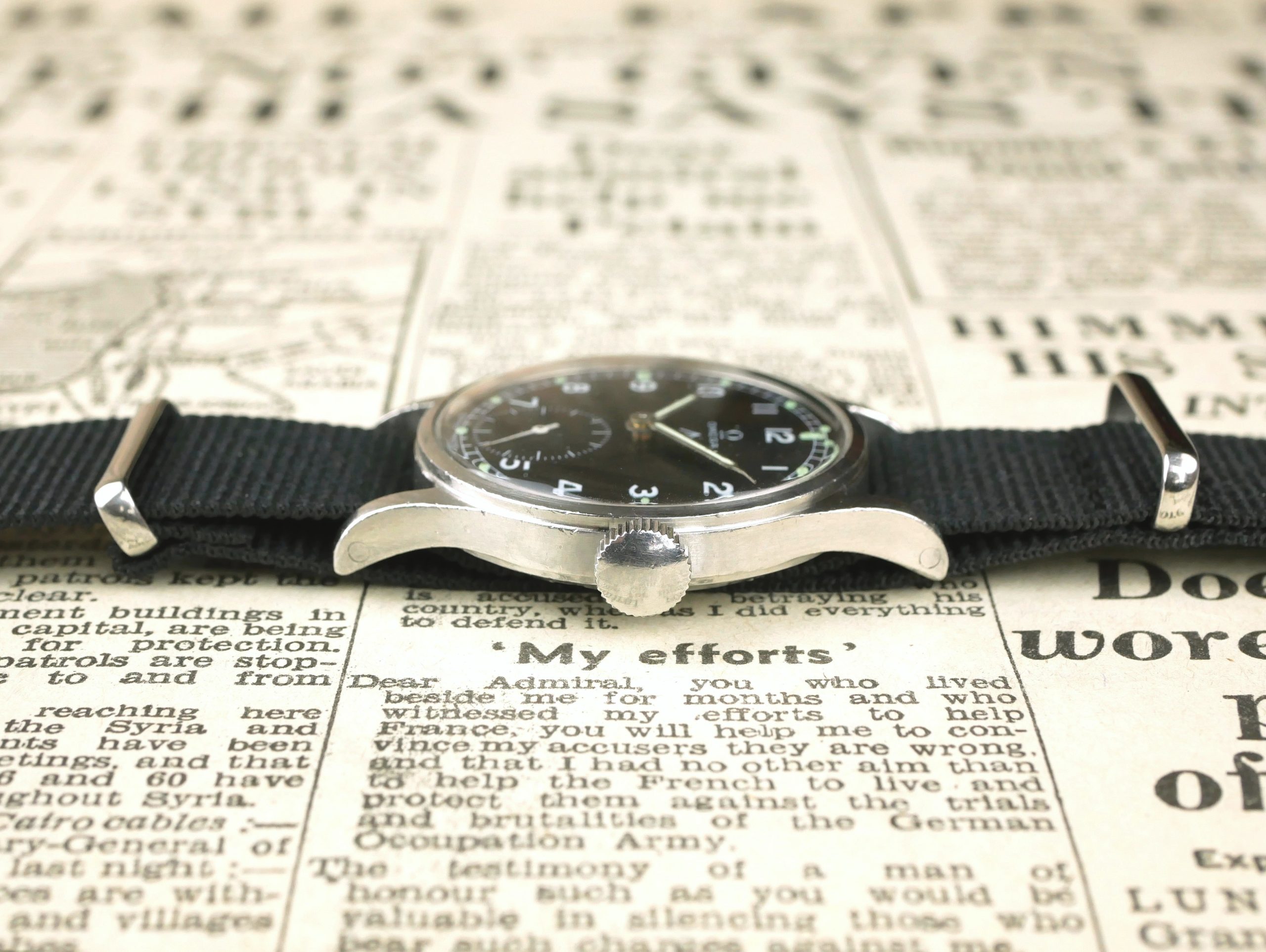 Omega WWW Dirty Dozen Military Watch