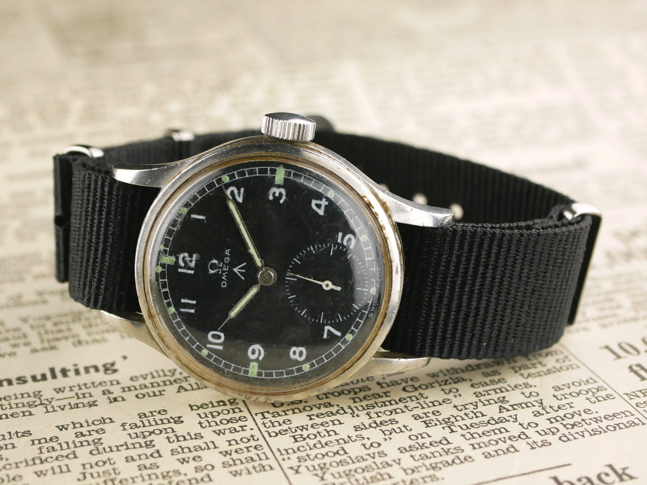 Omega WWW Dirty Dozen Military Watch