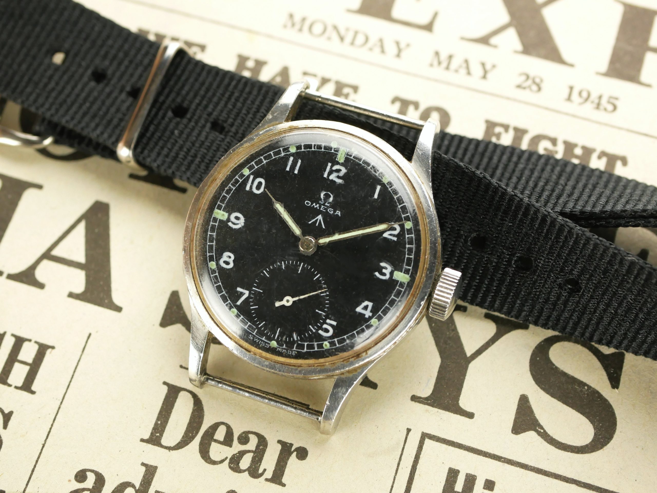 Omega WWW Dirty Dozen Military Watch