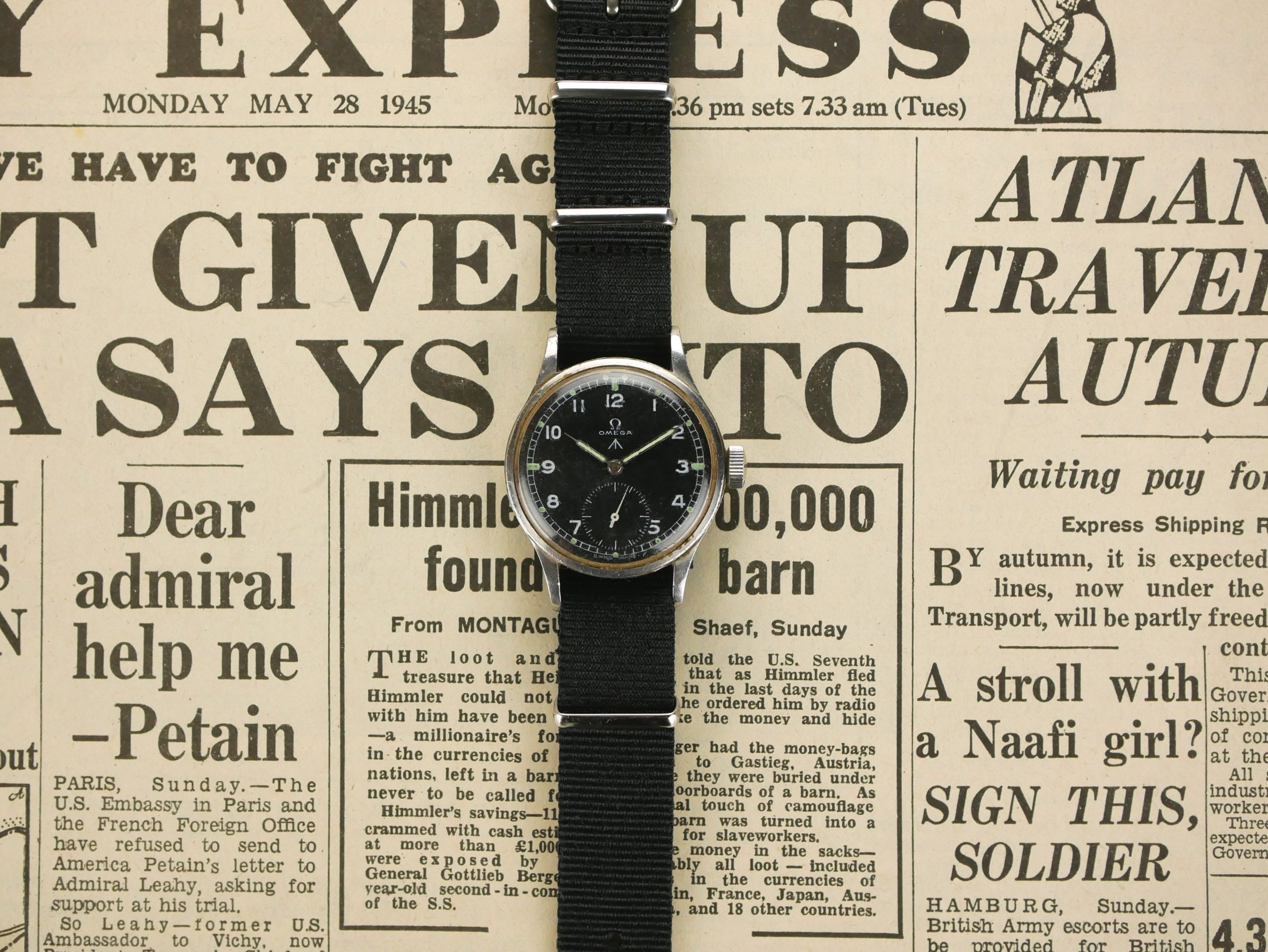 Omega WWW Dirty Dozen Military Watch