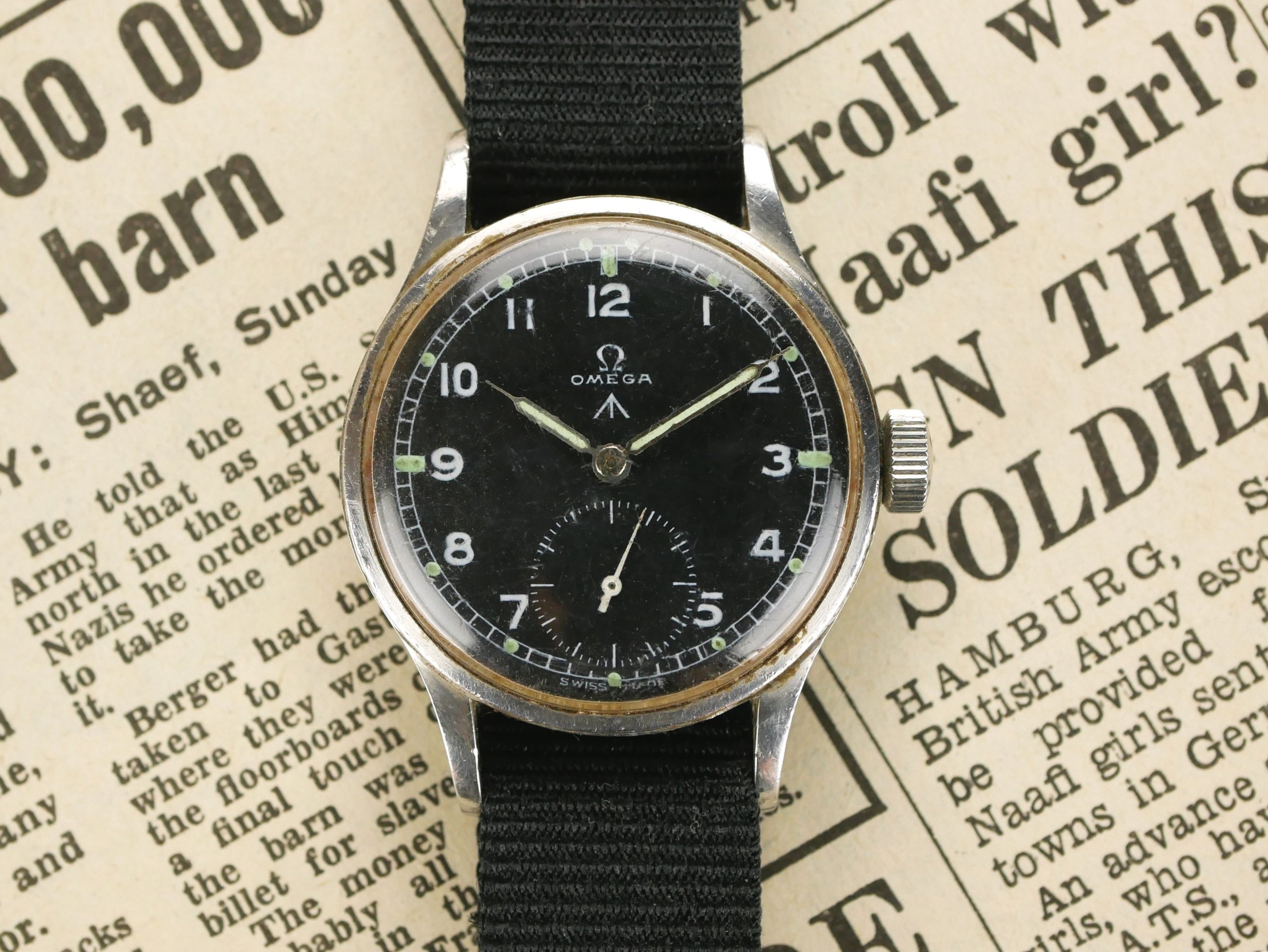 Omega WWW Dirty Dozen Military Watch