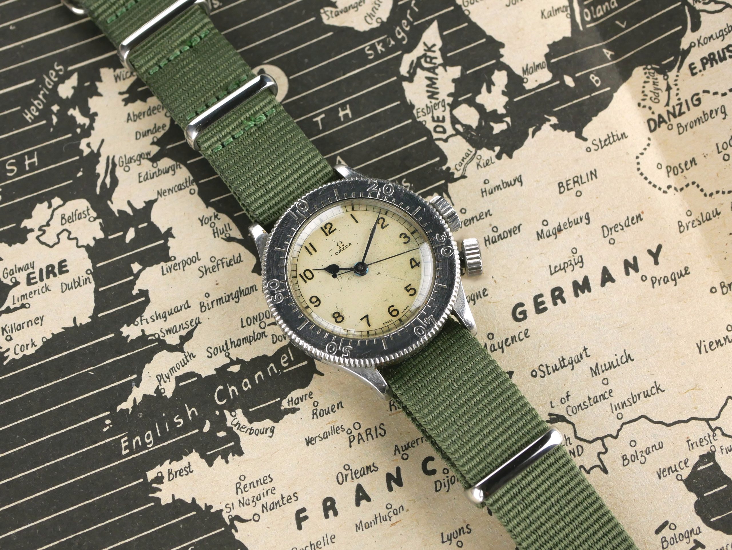 WW2 Omega Weems 6B/159 RAF Watch