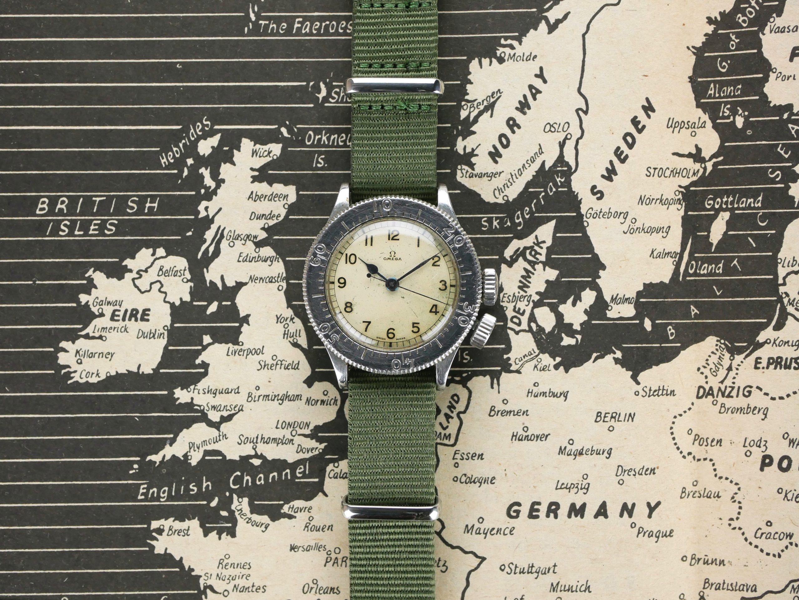 WW2 Omega Weems 6B/159 RAF Watch
