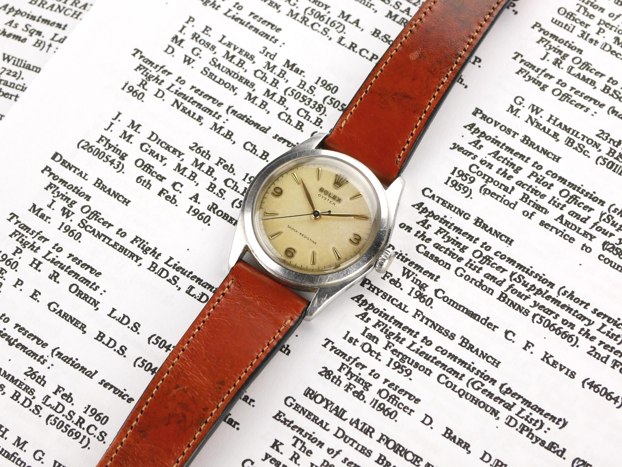 Rolex 6082 Shock-Resisting Oyster Watch c.1952