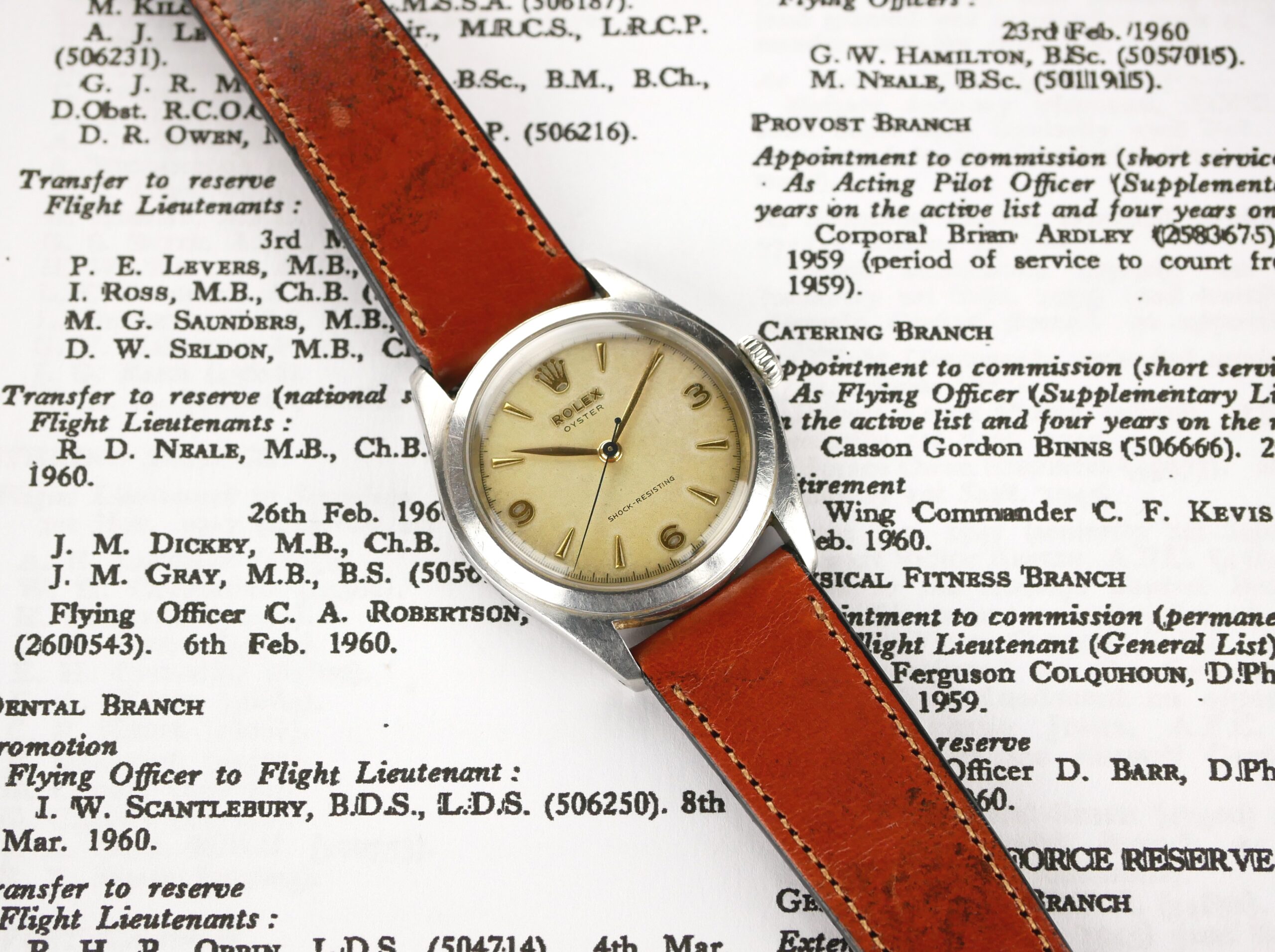 Rolex 6082 Shock-Resisting Oyster Watch c.1952